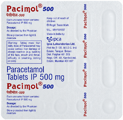 Pacimol 500 Tablet